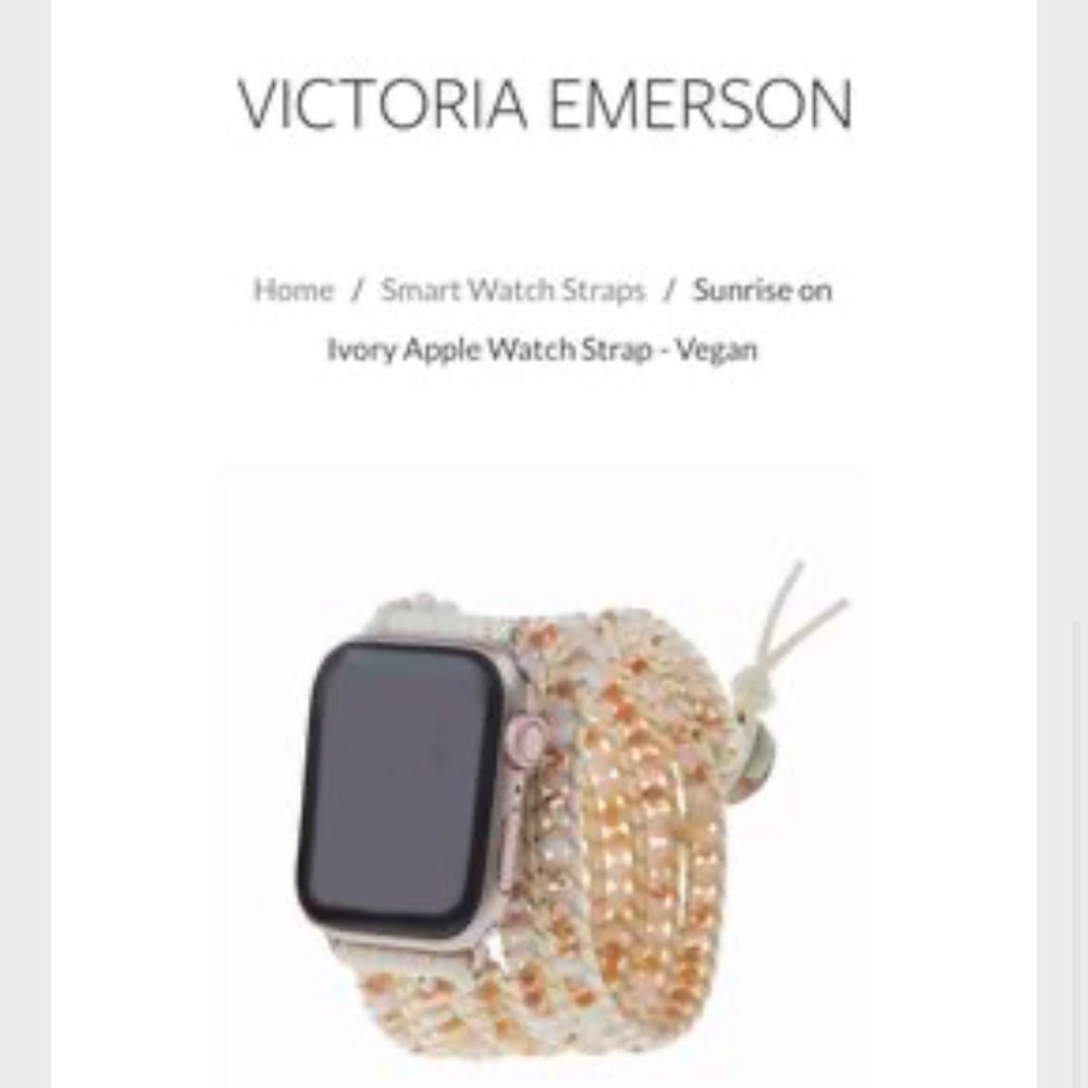 Apple Watch strap Victoria Emerson